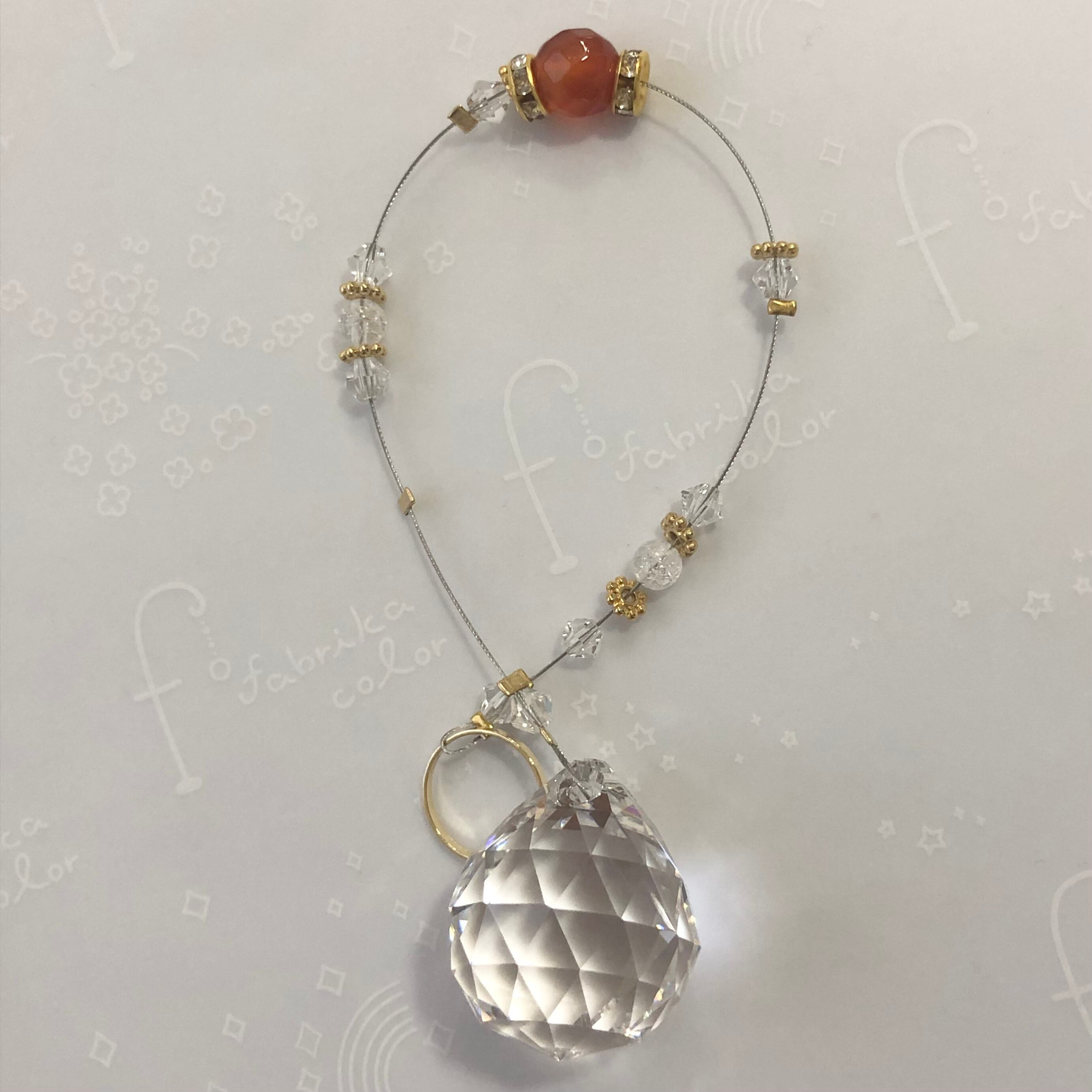 7月の誕生石サンキャッチャー（カーネリアン） | fabrika color