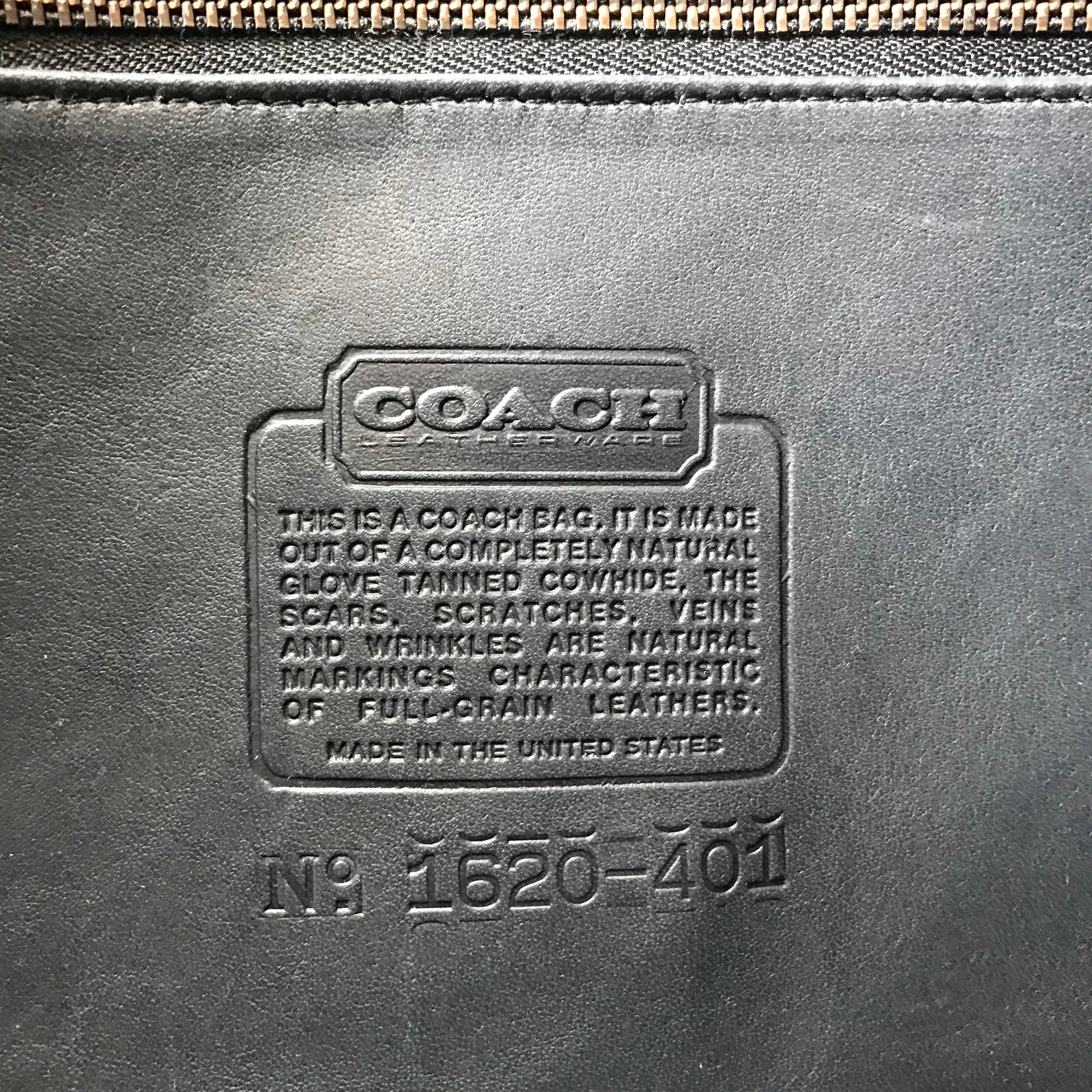 おそらく未使用 OLD COACH early 80s シティバッグ レザー 