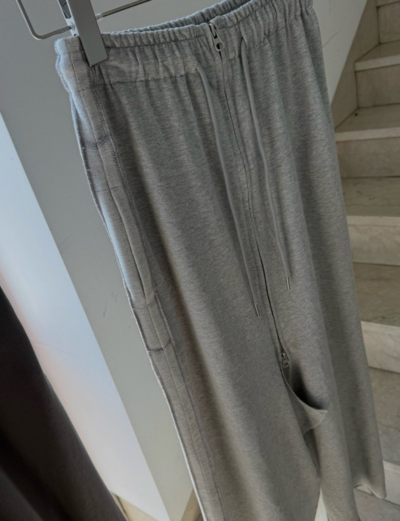 【新作5％OFF・3日間】Zipper-Slit Sweat Skirt_3colors