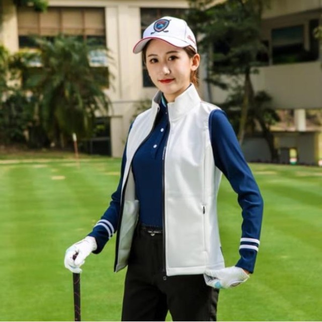 ゴルフウェア スポーツウェア ベスト レディース ガールズ ゴルフ スポーツ 秋冬 フリース あたたか 軽量 ダウンジャケット ジャケット ジャージ