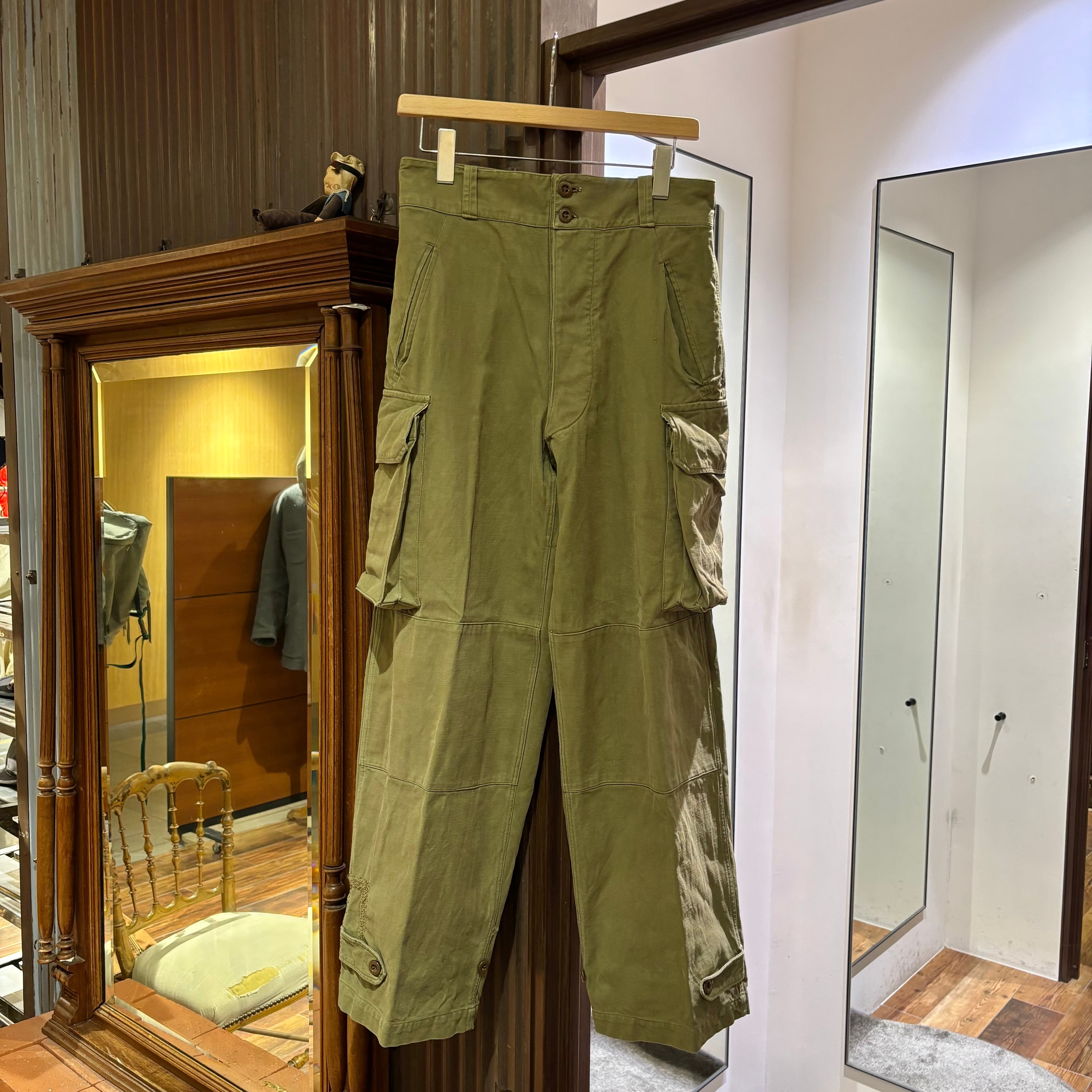 50s french army m47 前期 cropped pants 50's FRENCH ARMY M47 TROUSERS EARLY TYPE | STRAYSHEEP ONLINE