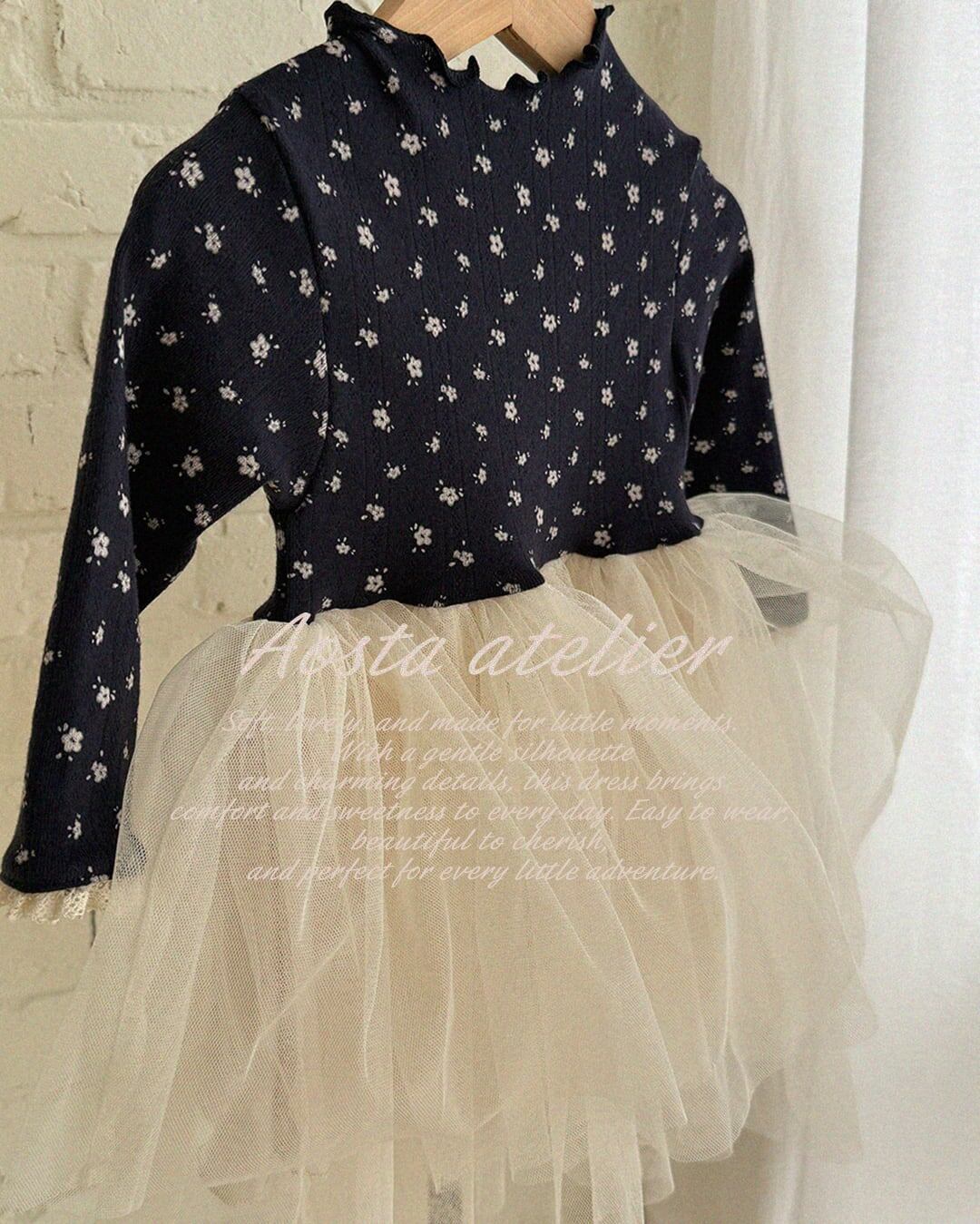 【予約】aosta Camellia dress