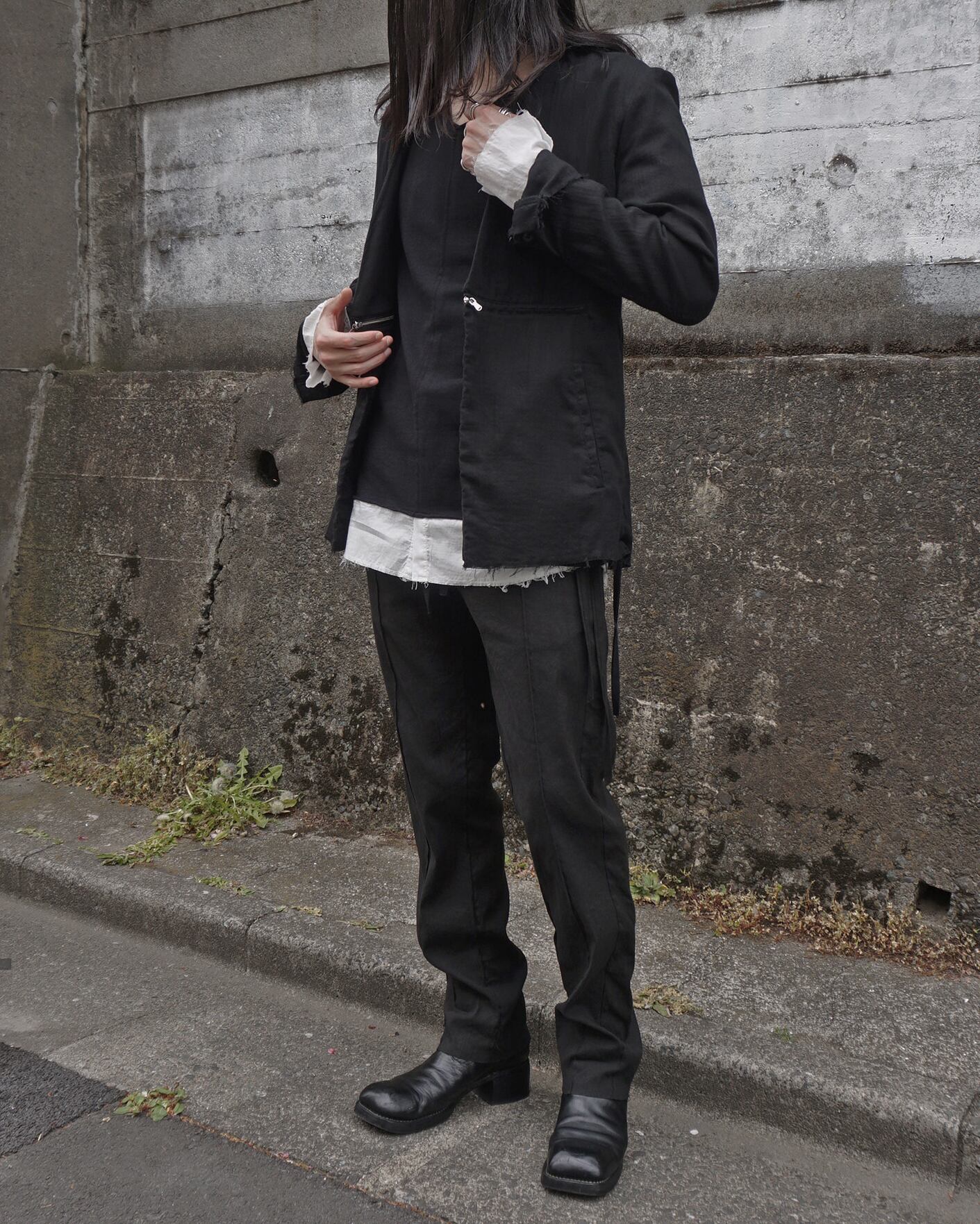 ASKYY / NO LAYERED CUTSEW / BLK/WHT | ASKYY TOKYO FLAGSHIP