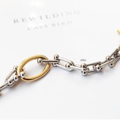 再入荷* ツートン チェーン ブレスレット B019