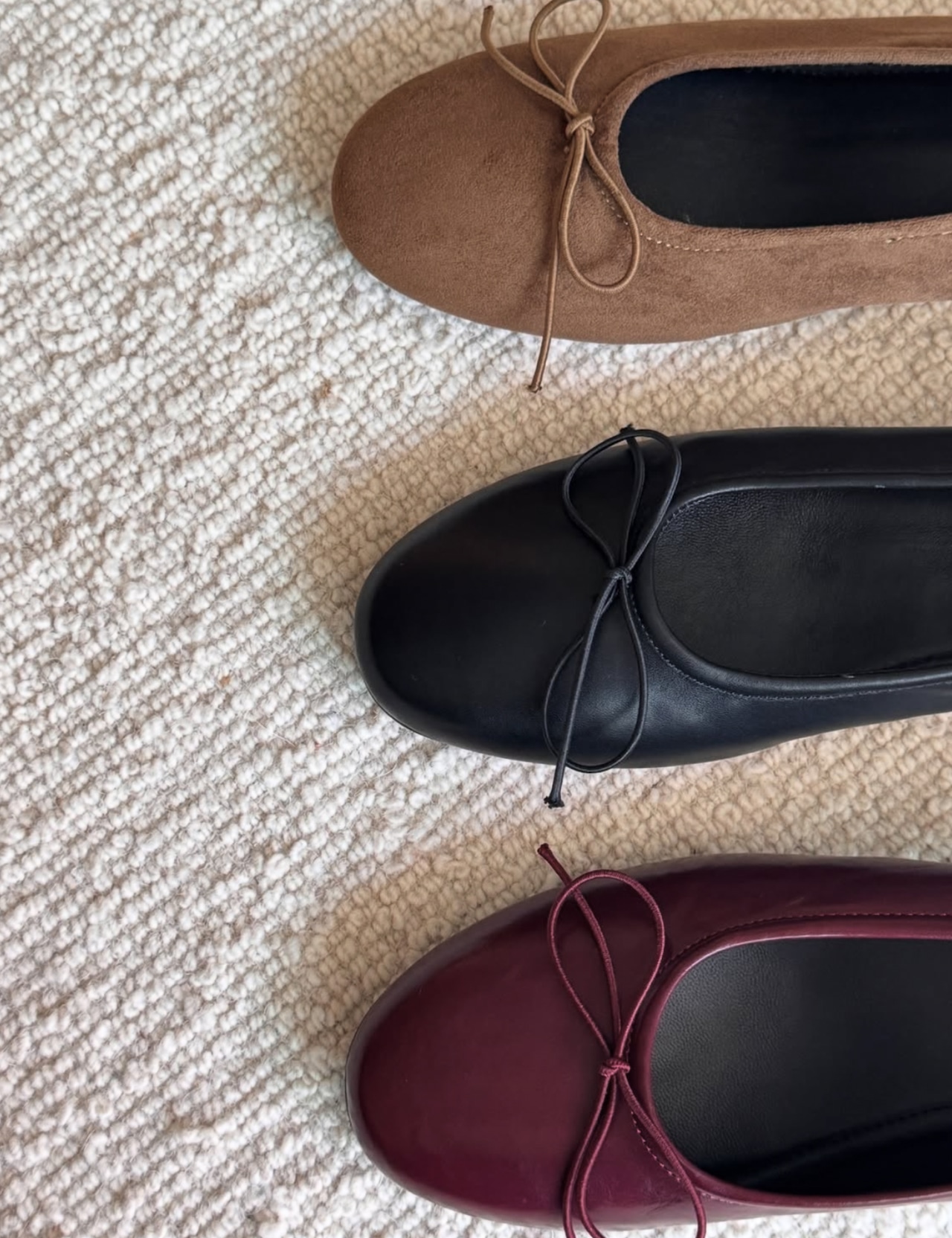 【新作5%OFF・3日間】Ballet Heel Flat_3colors