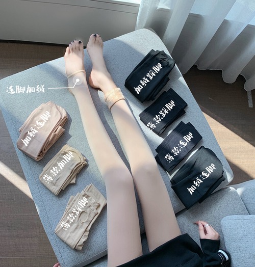 オータムウィンタースタイルベルベットレディースパンツ 薄手 秋物 冬物 タイツ ストッキング ソックス ガールズファッション68160979957