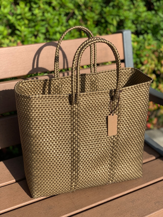 M Mercado Bag (Normal handle) Gold