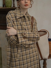 Arden Classic Check Trench Coat F0818
