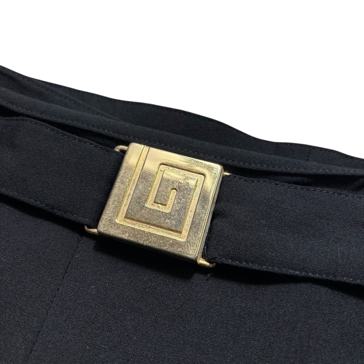 vintage GIANNI VERSACE belted stretch pants