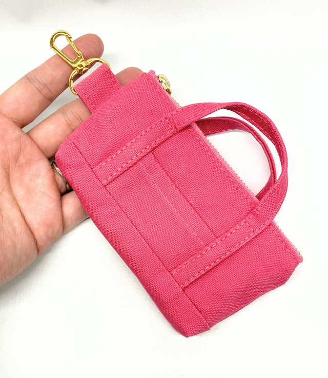 キーポーチ　パスケース　ミニトートバック｜とりさん工房ーかわいいハンドメイドポーチ