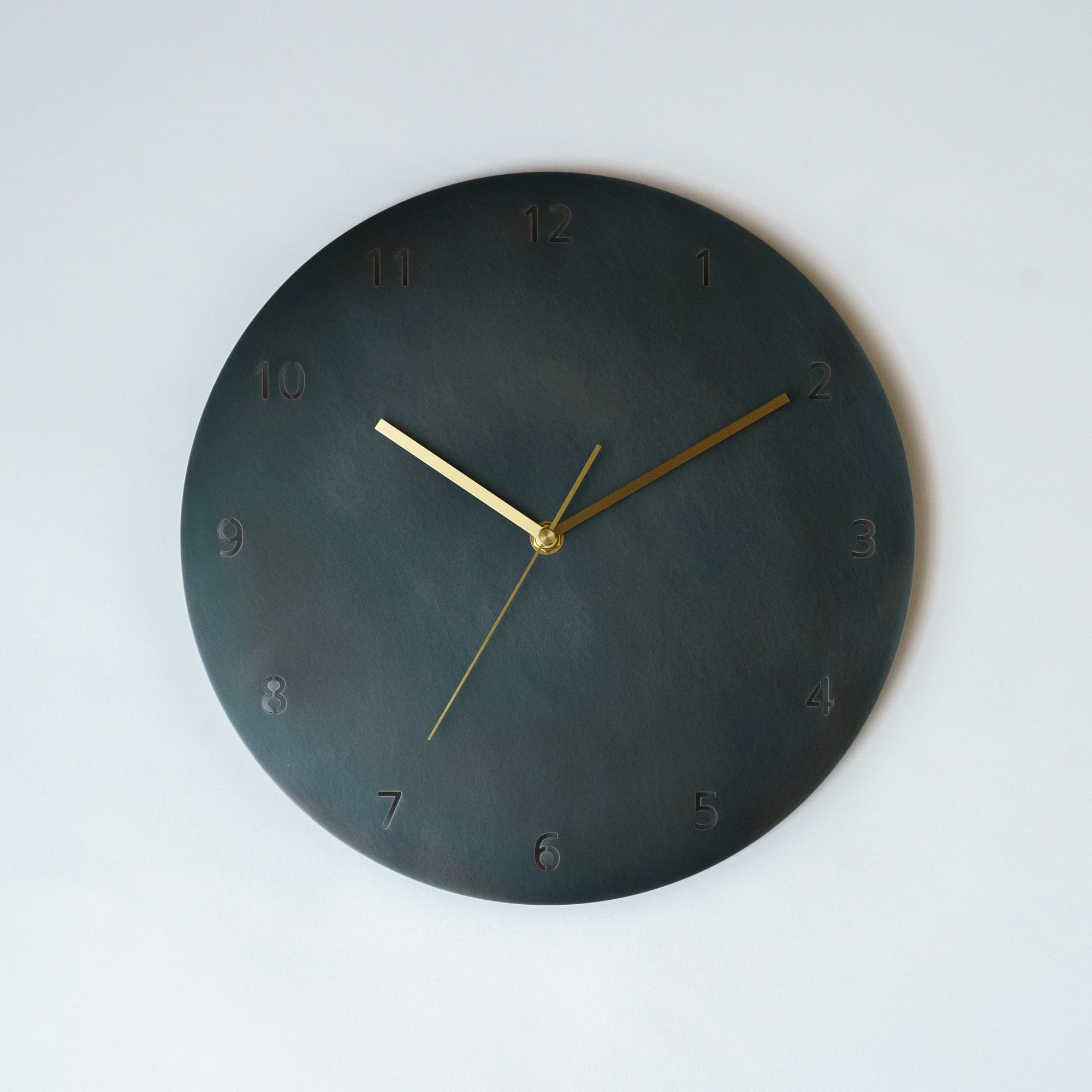 受注製作】minimal wall clock 300 _ number / iron 壁掛け時計