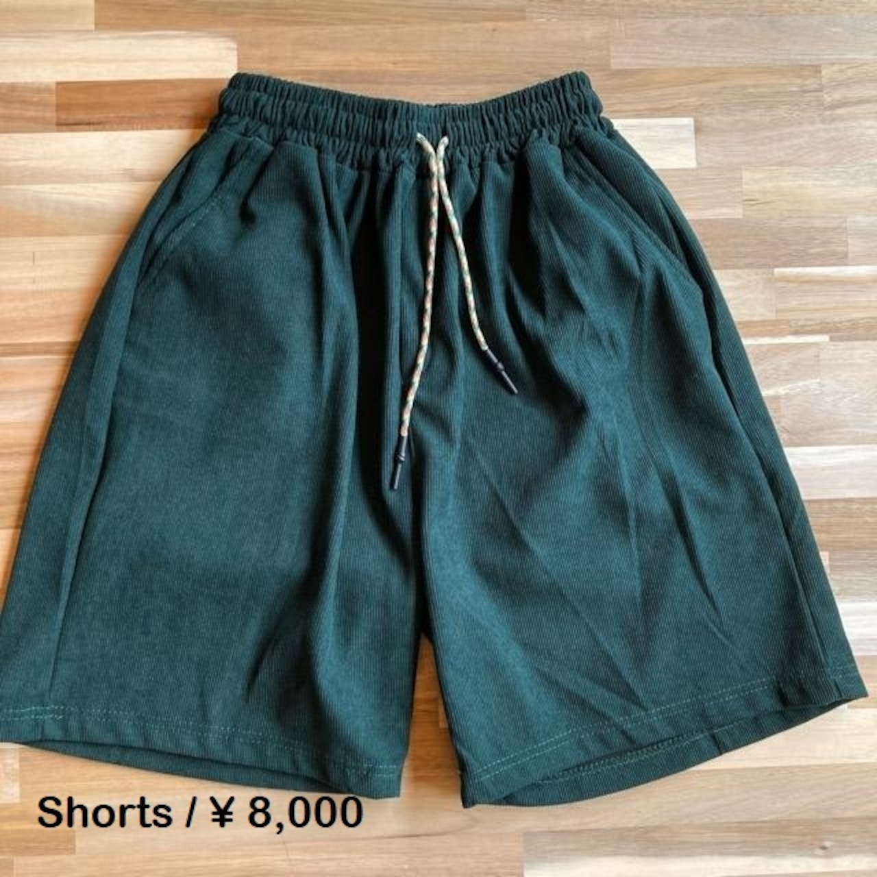 Topanga Men's コーデュロイパラコードショートパンツ ダークグリーン