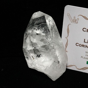 レムリアンシード 水晶 原石 ブラジル ミナスジェライス州 コリント産 クォーツインクォーツ 証明書付属 一点物 271-323