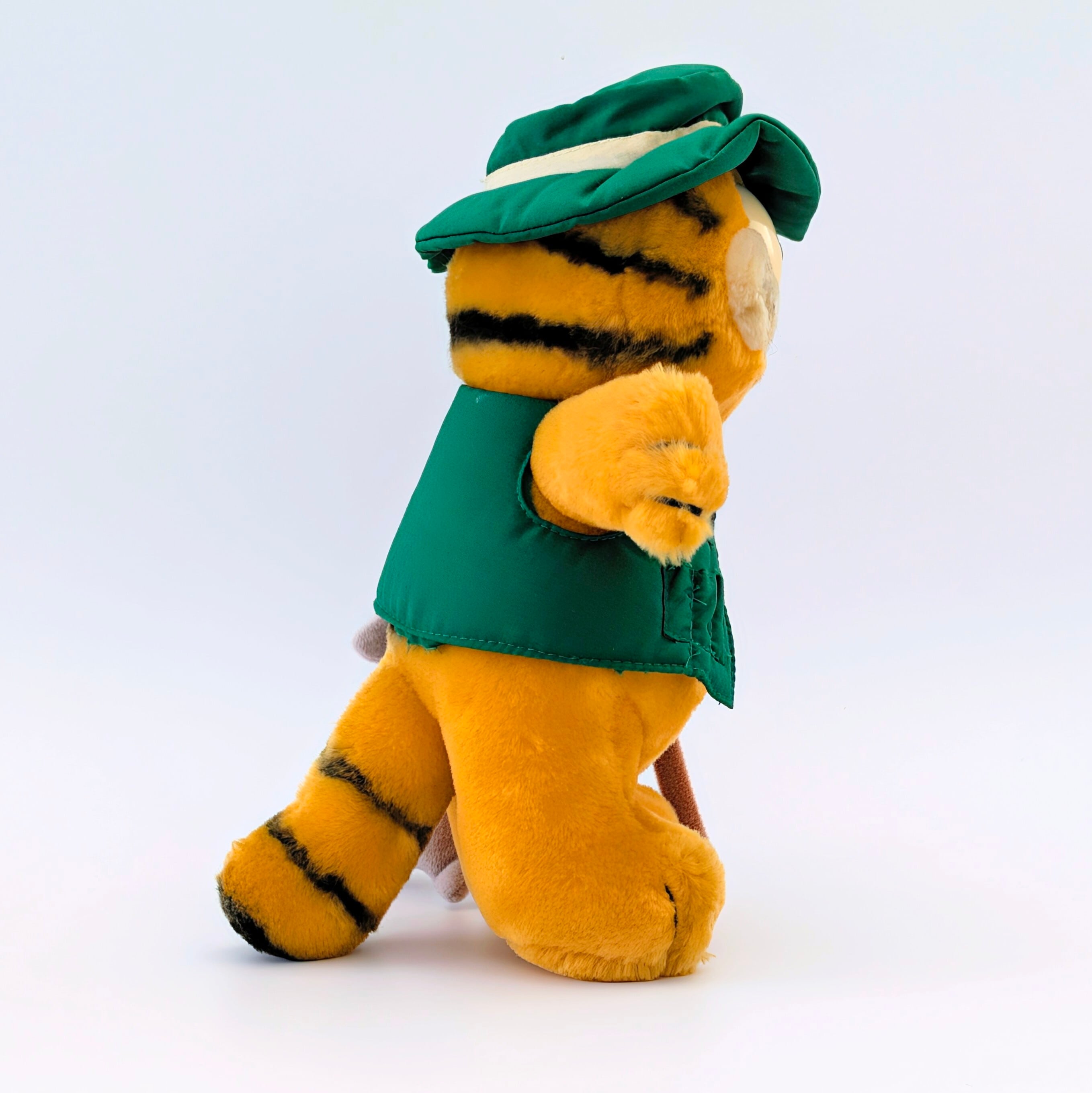 ☆ VINTAGE 1980年代初期 ☆【 Garfield ( ガーフィールド ) 】『 Fishing Garfield フィッシング ガーフィールド 』釣りガーフィールド / ぬいぐるみ / プラッシュ / plush / 1980年代年製 〚アメリカン雑貨 アメトイ〛