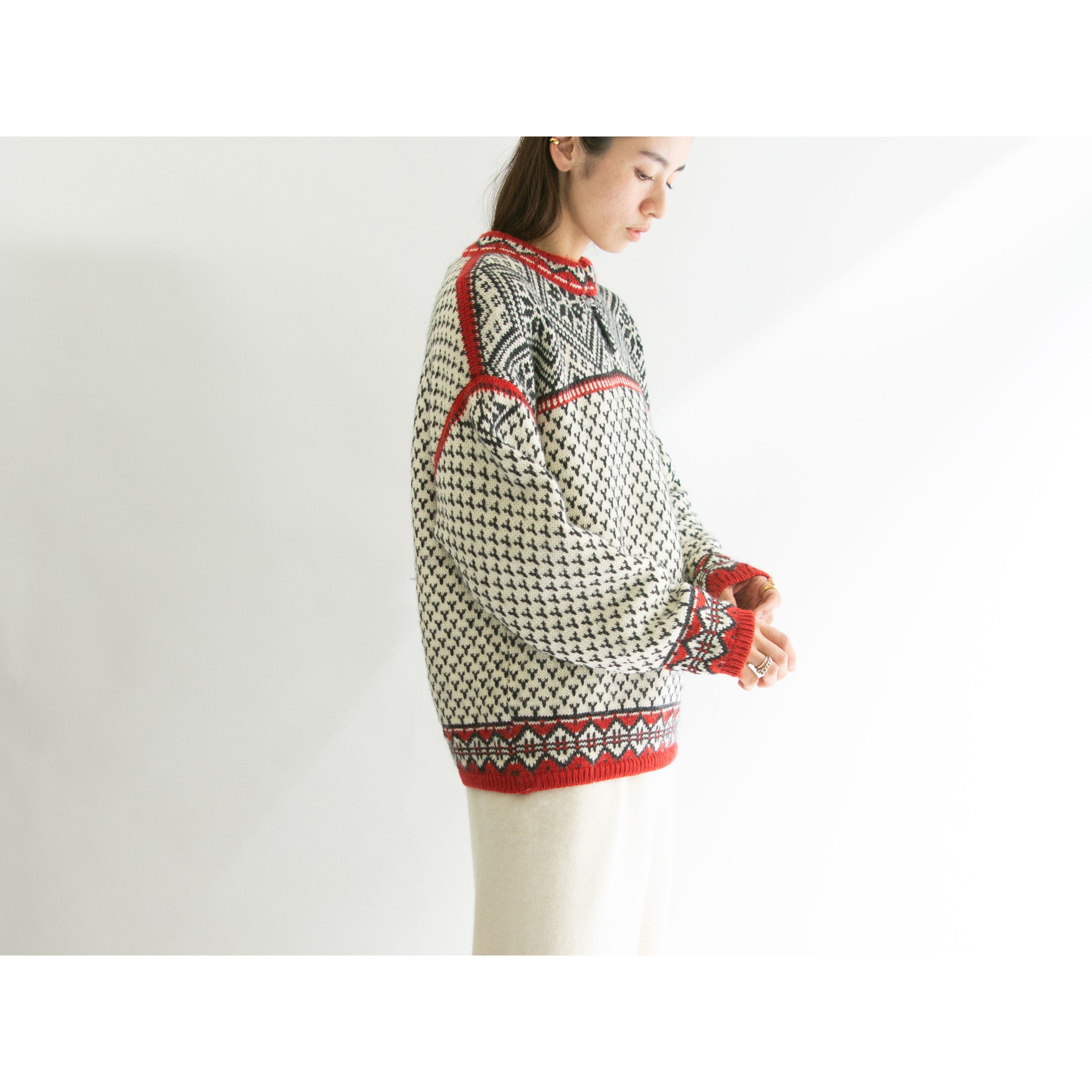 DALE OF NORWAY】Made in Norway 100% wool Nordic sweater（ダーレ