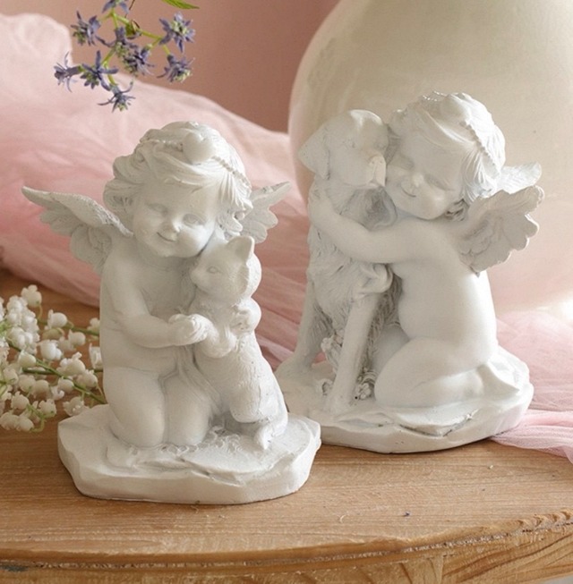 【4月入荷】【合計5999円以上で購入可能】Angel &animal ornaments 天使と動物デザインオーナメント