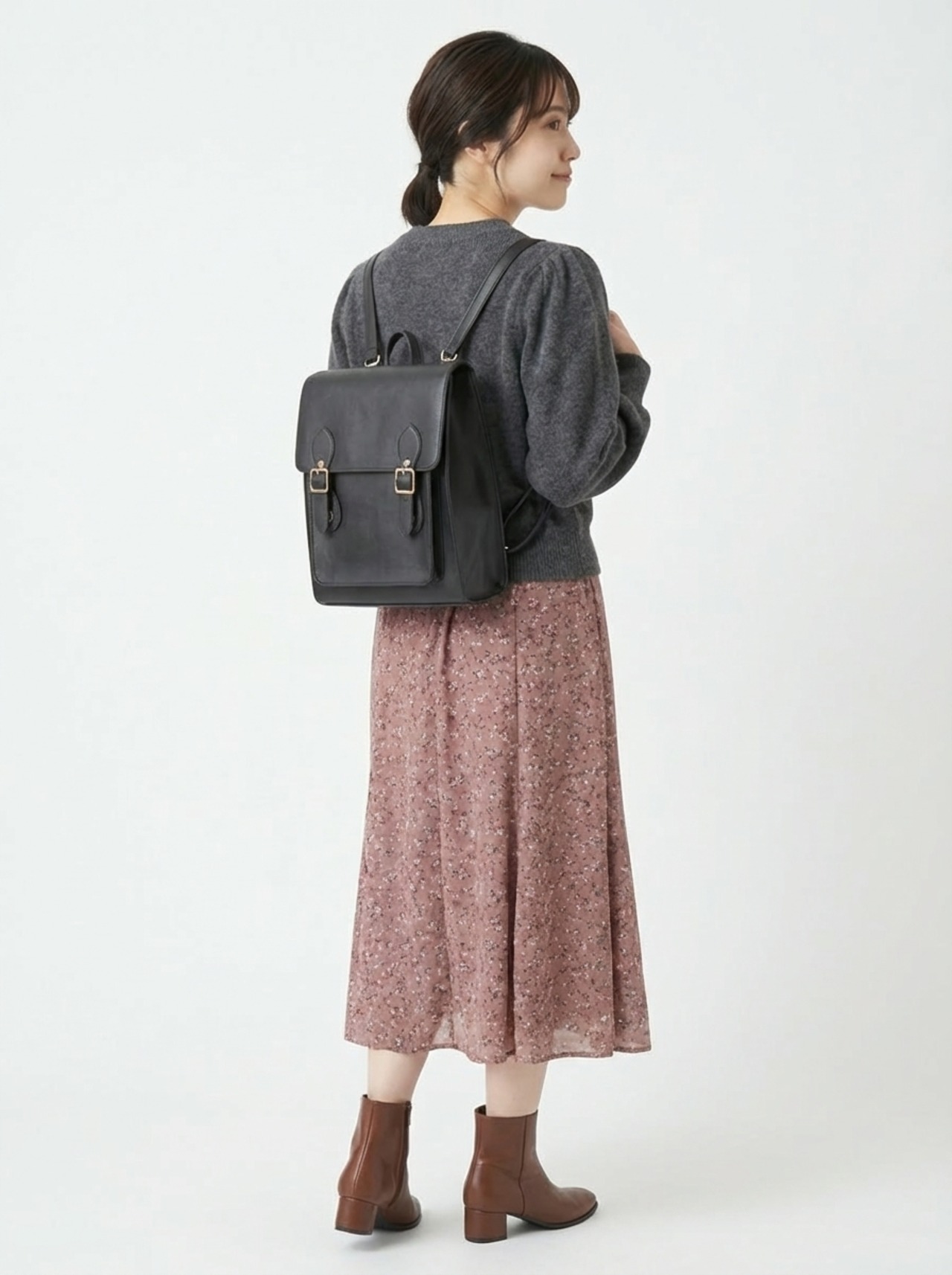 サニーサイド　サッチェルシリーズ 縦型サッチェル  2WAYバッグの画像11