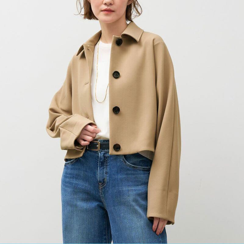 MICA&DEAL ショートステンカラーコート