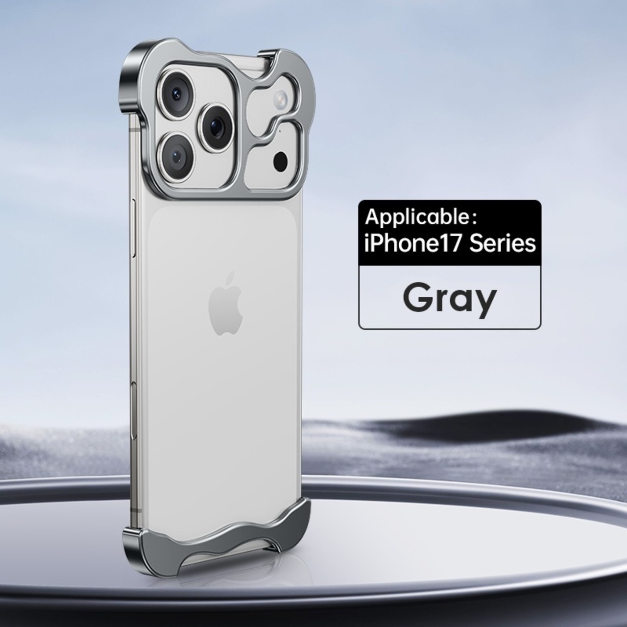 ◆iPhone 17/Pro/Pro Max/Air◆ Aluminum Alloy Bumper Phone Case + Lens Film / アルミニウム アロイ バンパーケース + レンズ フィルム スマホケース