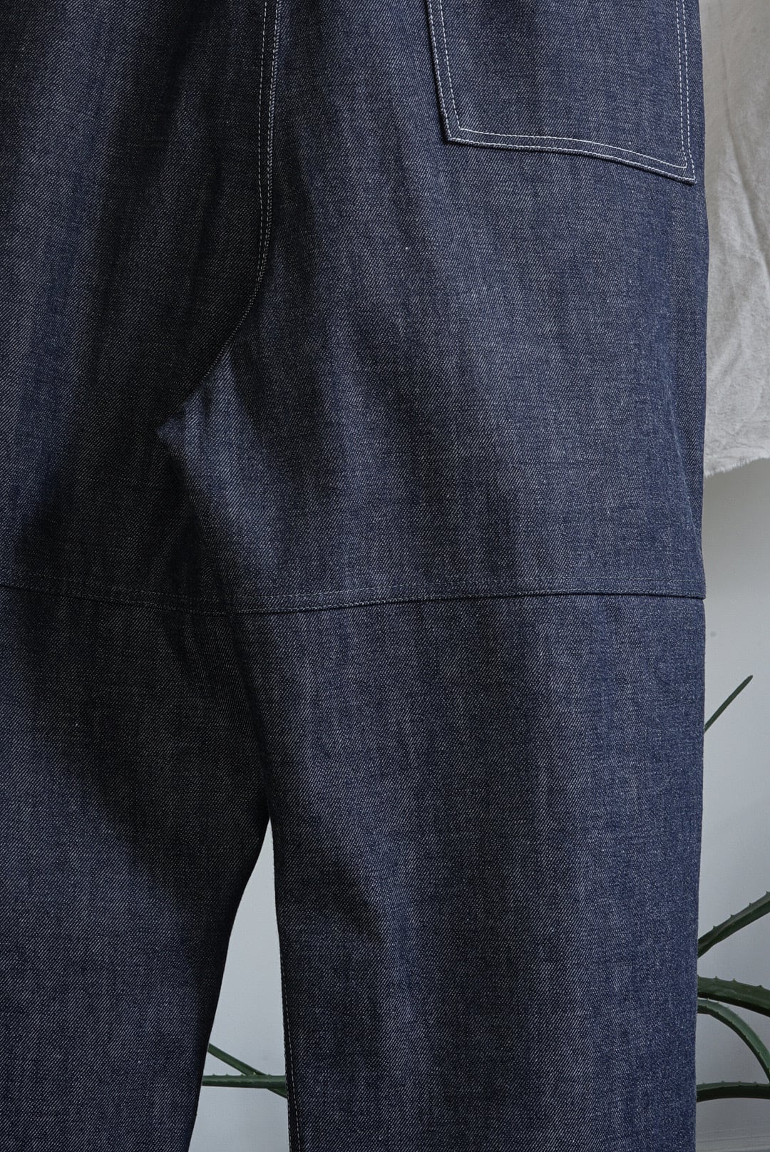 TUKI - 原田服飾研究所 - TYPE 2, LOOSE FIT SALOPETTES (INDIGO