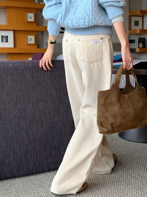 (予約) signature / Corduroy dyed pants 3color