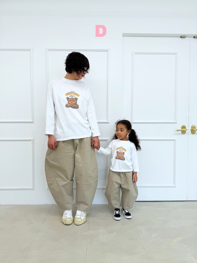 【取寄】dress monster|bear tee (mom)|ベアT(ママ)|FREE|mom|26 autumn