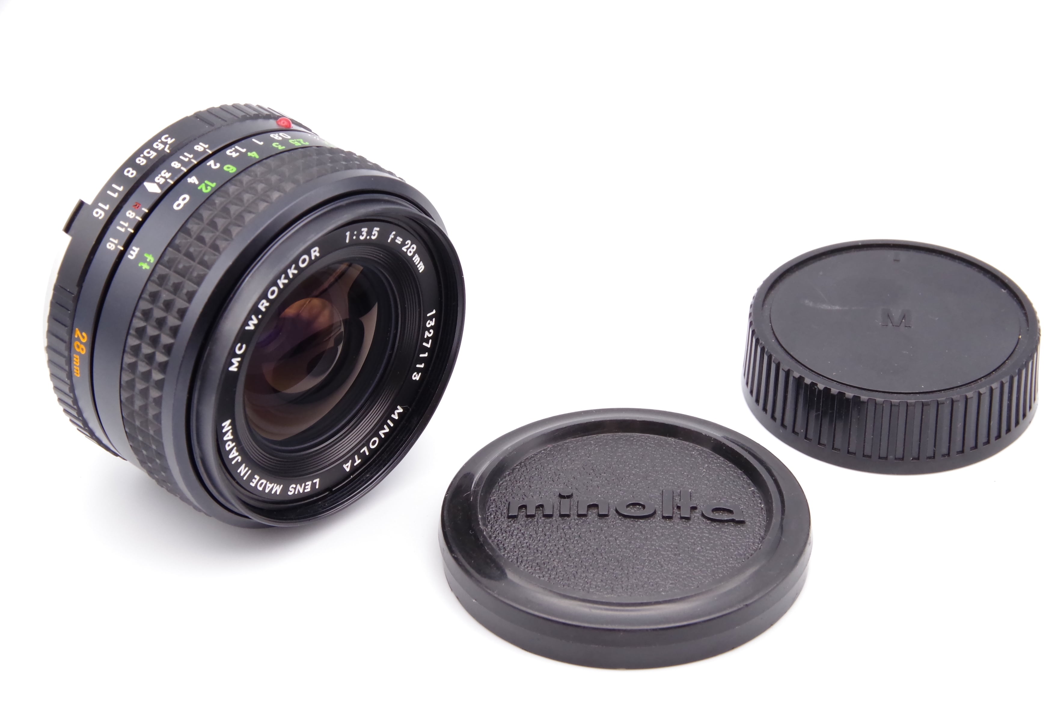 MC W.ROKKOR 28mm F3.5 SR/MDマウント MINOLTA ミノルタ | 近江寫眞機店