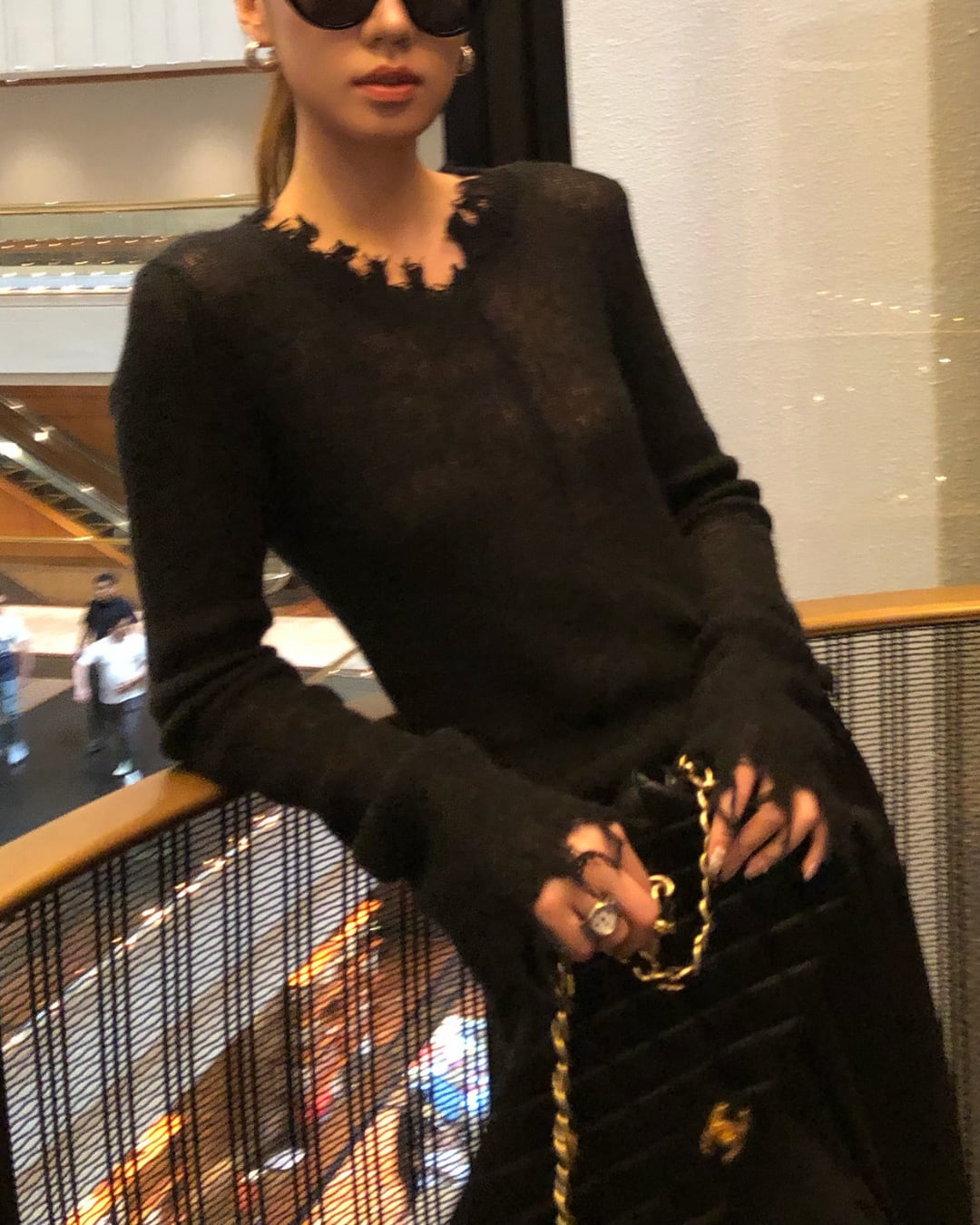 ヴィンテージダメージニットトップス S26188