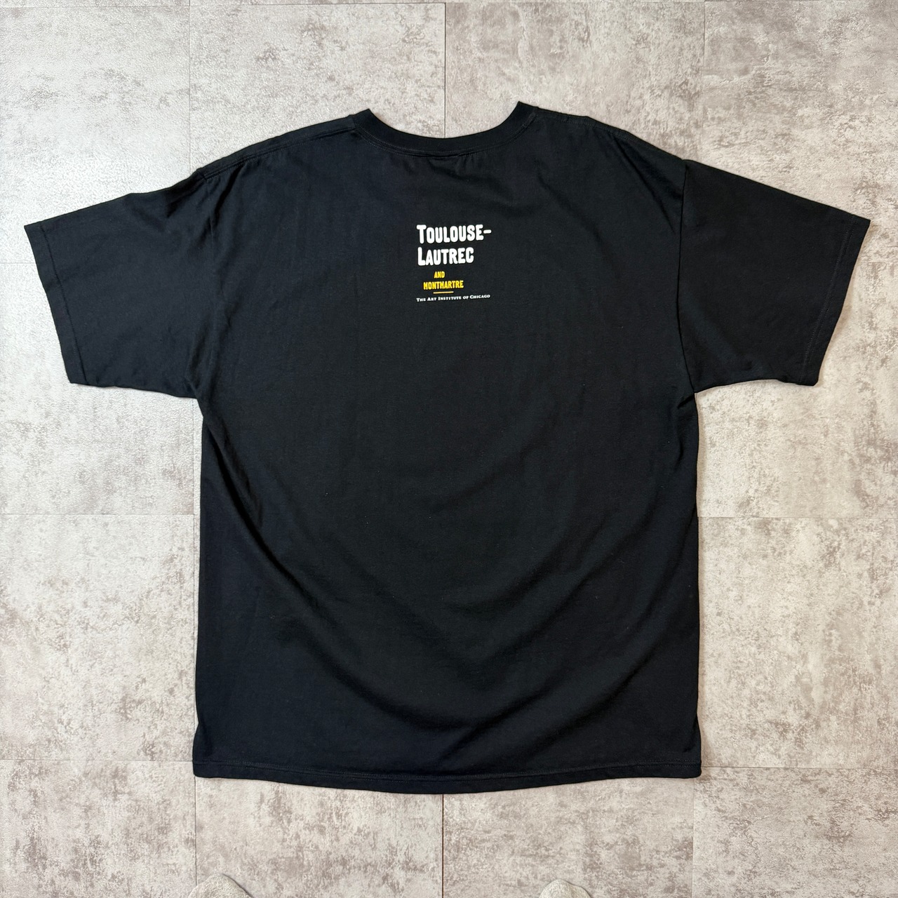 00's Theophile Alexandre Steinlen "Tournee du Chat Noir" Printed T-Shirt USA anvil ART 00年代 テオフィル・アレクサンドル・スタンラン トゥールネ・デュ・シャ・ノワール プリント Tシャツ アメリカ アンビル ヴィンテージ ビンテージ Cat 猫   アート TT2026-0008 - 2
