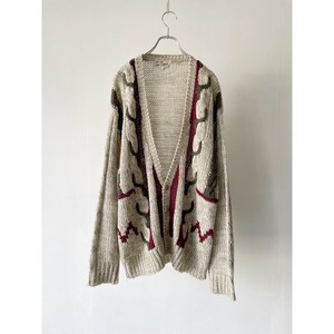 art design hand knit cardigan