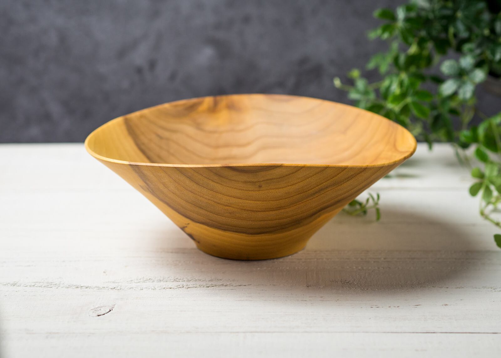 クスノキ材 サラダボウル L（グリーンウッドターニング・木の器・生木