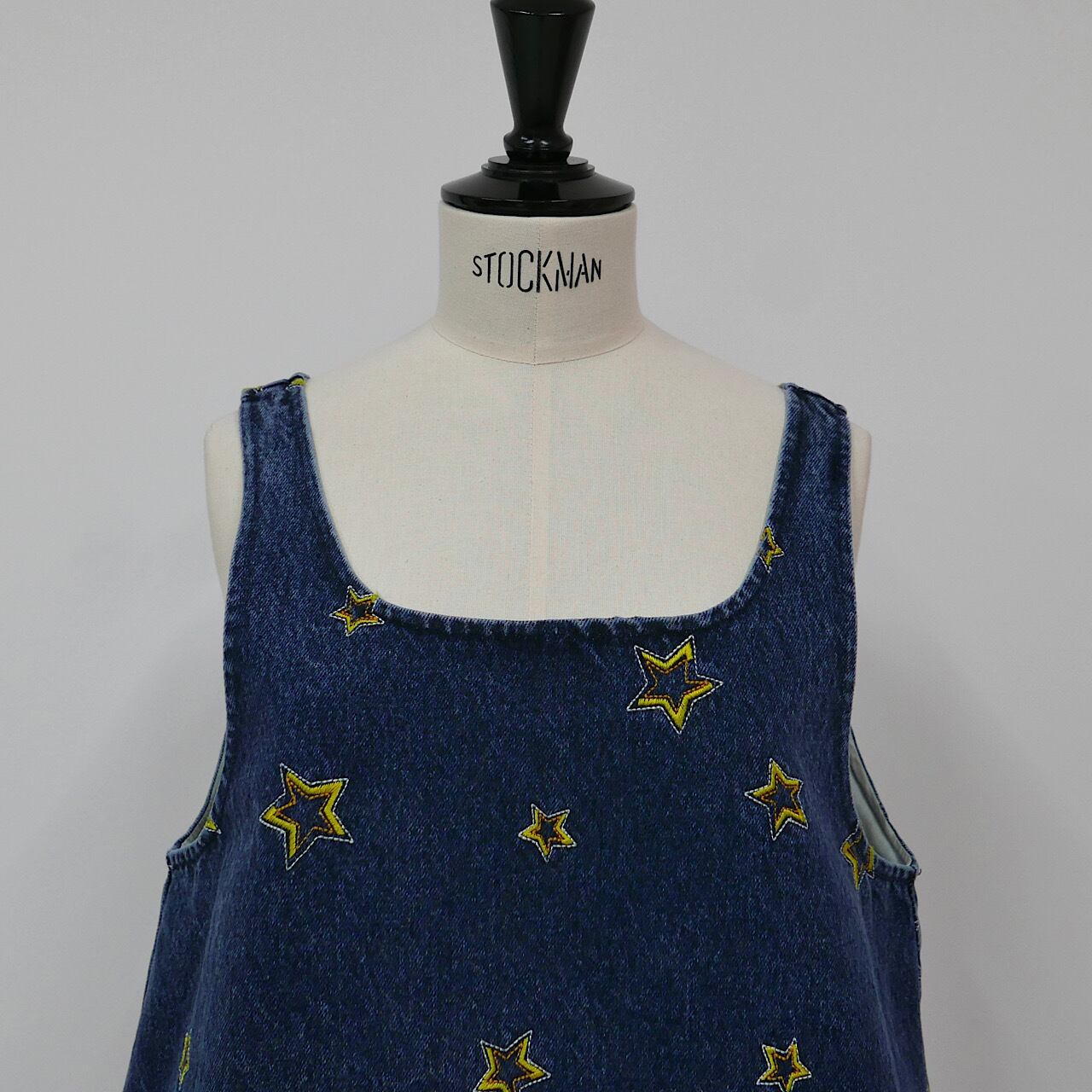 スターデニムジャンパースカート(ブルー) | LINKABLE