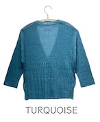 【リネンニットカーディガン】KNIT231