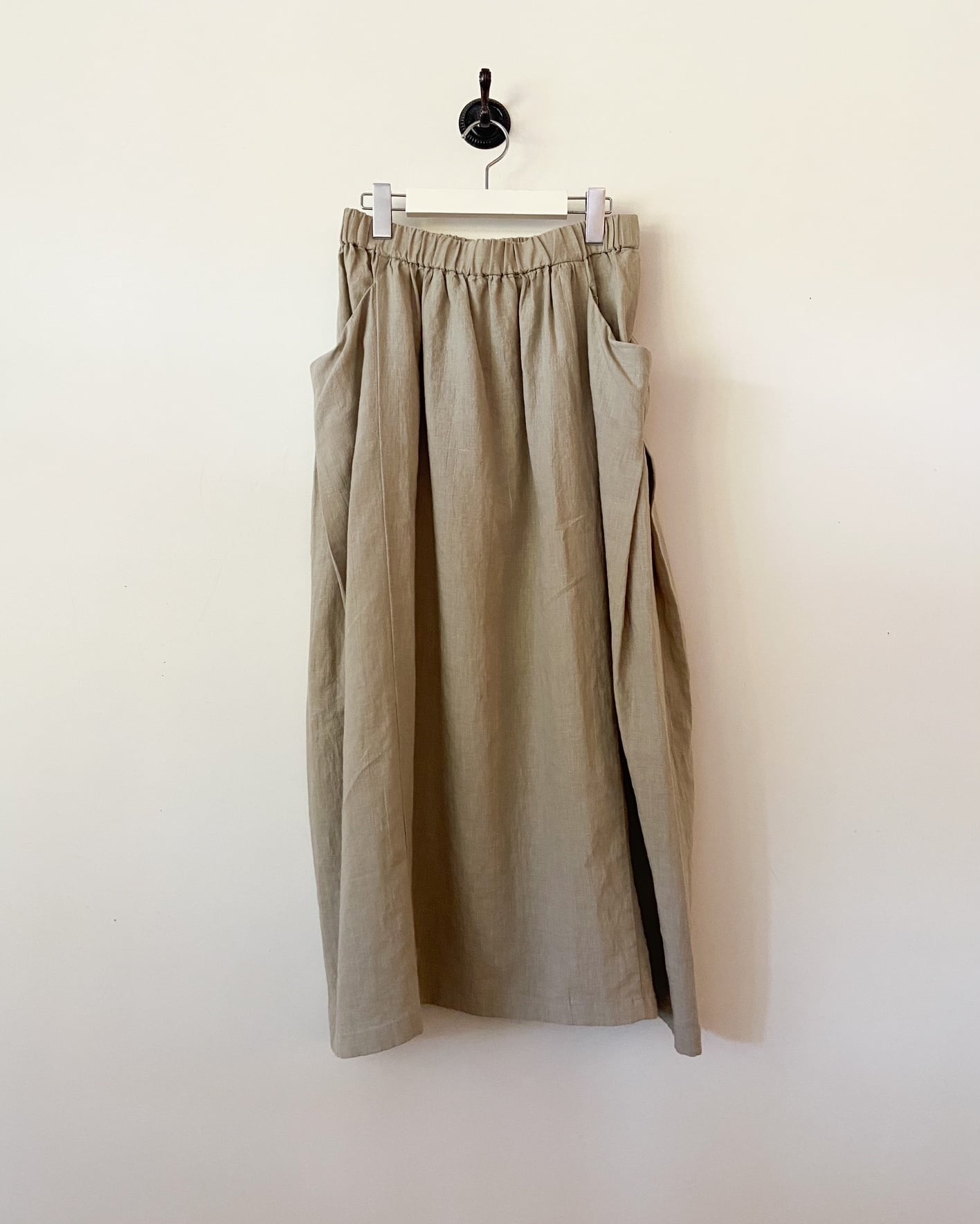 evam eva ウォーターリネンスカート water linen skirt