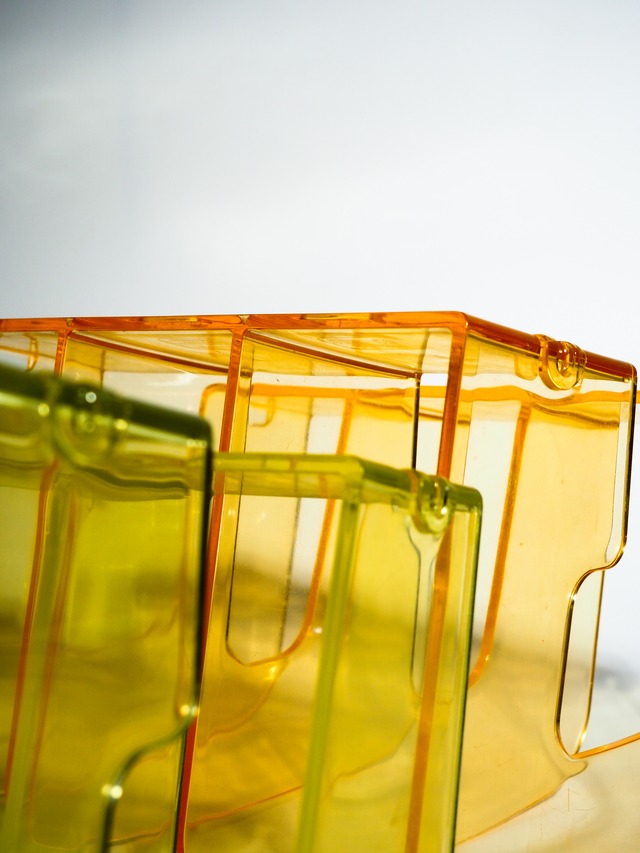 kokuyo Orange & Yellow-Green File Stand