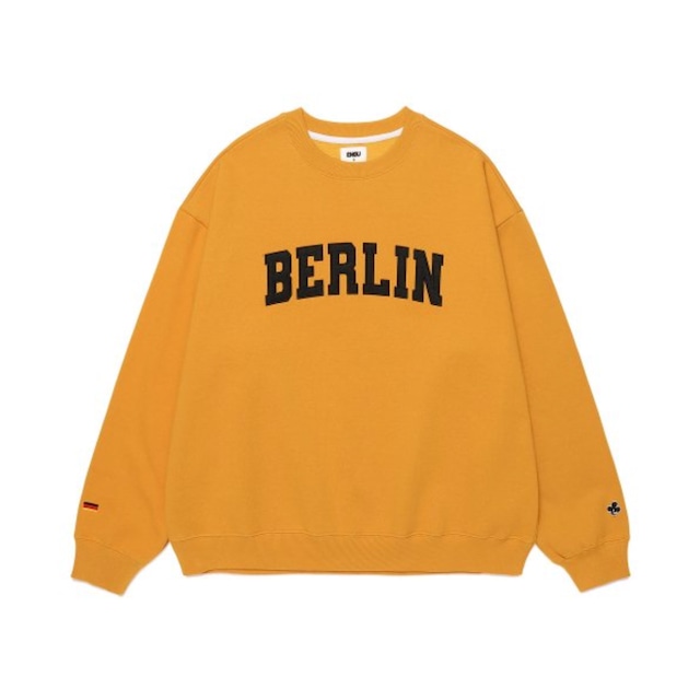 [ENOU] Berlin sweatshirt_mustard 正規品 韓国ブランド 韓国ファッション 韓国代行 韓国通販 トレーナー