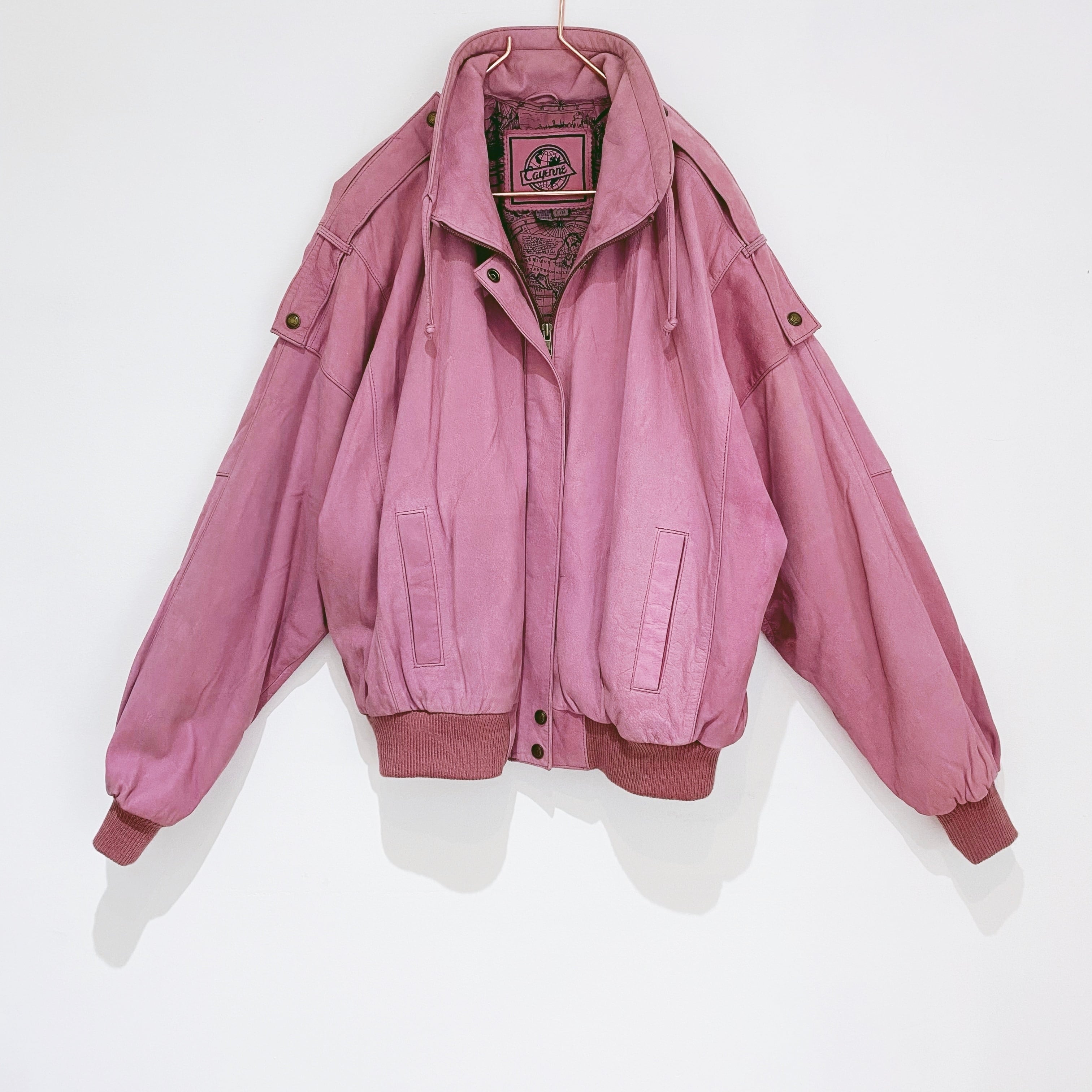pink retro jacket