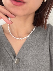 パールチップネックレス