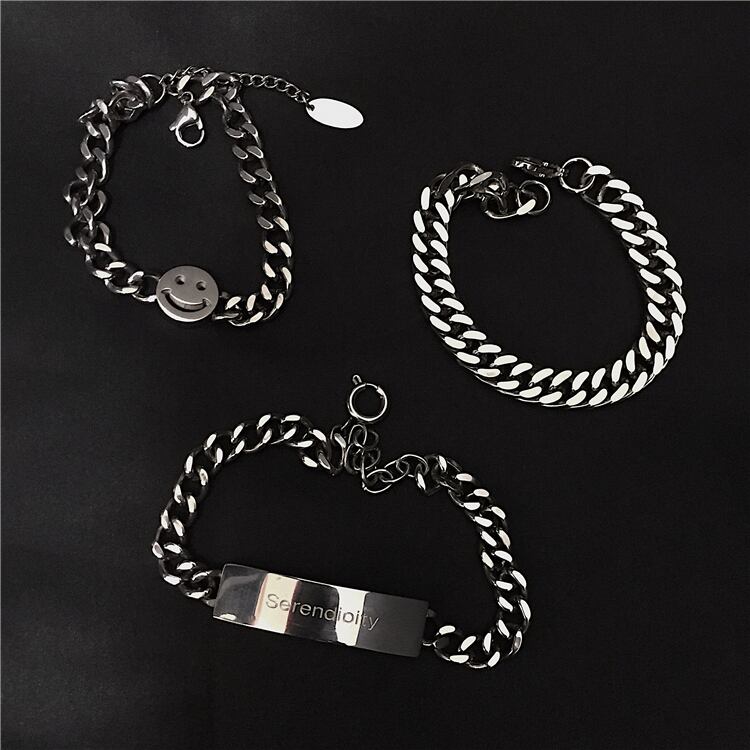 新品KOREAブレスレット3種 レトロ ヴィンテージ シルバー⦿韓国 韓流