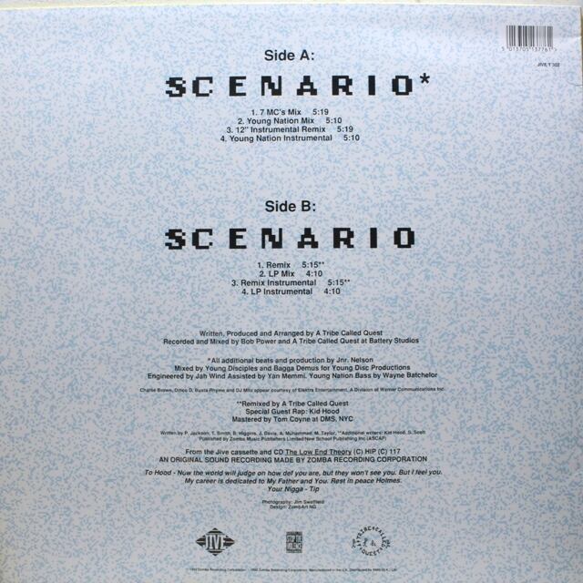 A Tribe Called Quest / Scenario [JIVE T 302] - 画像2