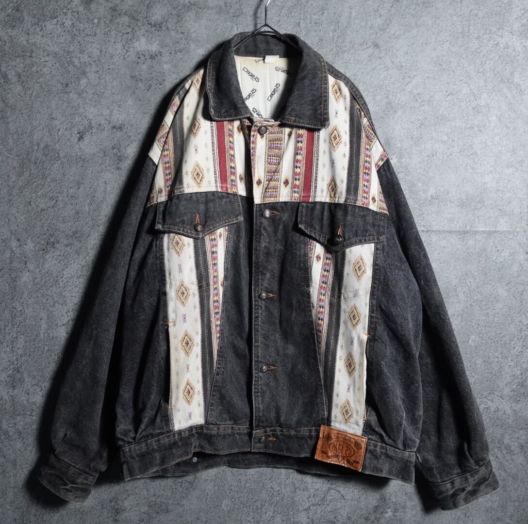 Native Design Black Denim Jacket