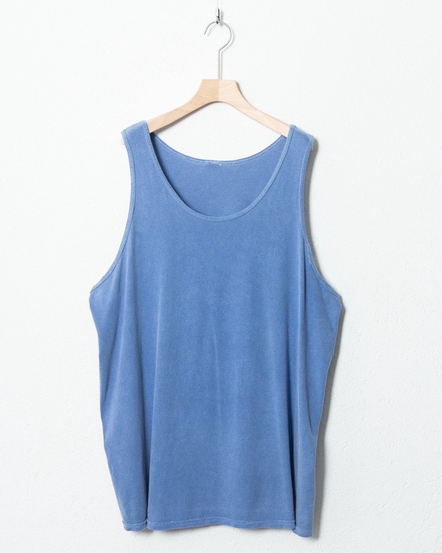 good faded blank tank-top / COLOR:LIGHT BLUE