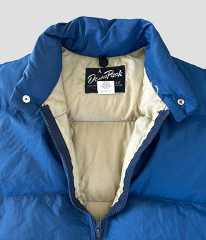 -Down Peak- Vintage 70s M Down Vest