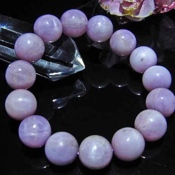 ミルキークンツァイト ブレスレット 14mm 211-388