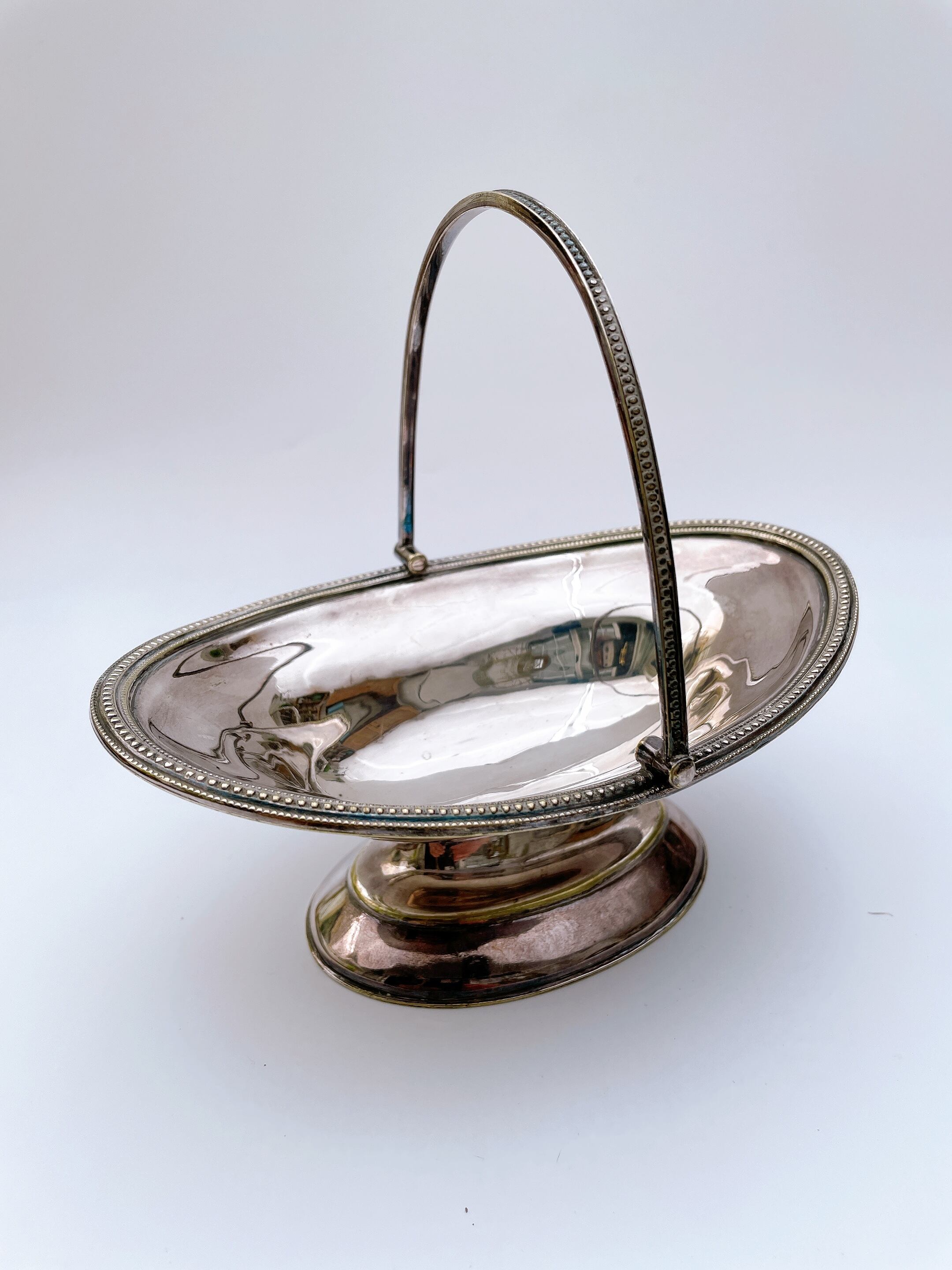 バスケット　シルバープレート　アンティーク アンティーク シルバープレートバスケット | La Paisible Anne