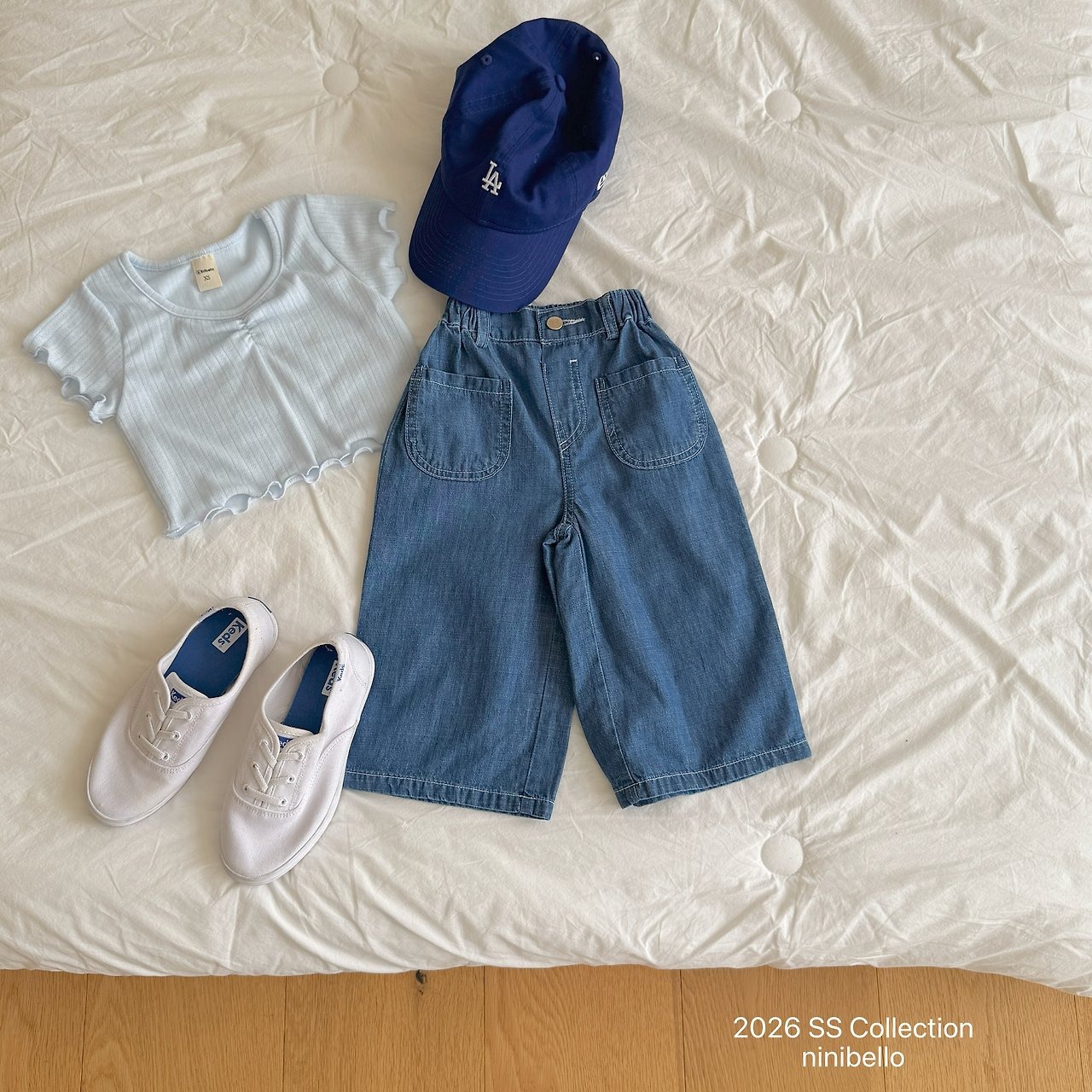 [ninibello] Mellow Eyelet Tee / [니니벨로] 멜로우아일렛티