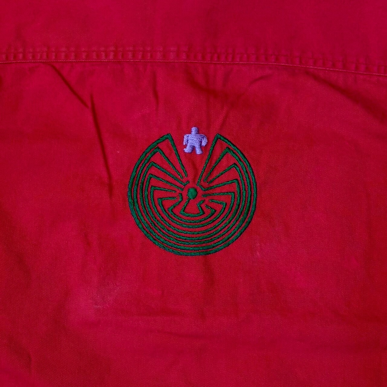 ナスングワム【Nasngwam】Indian motif Denim Shirt　Lサイズ - 6