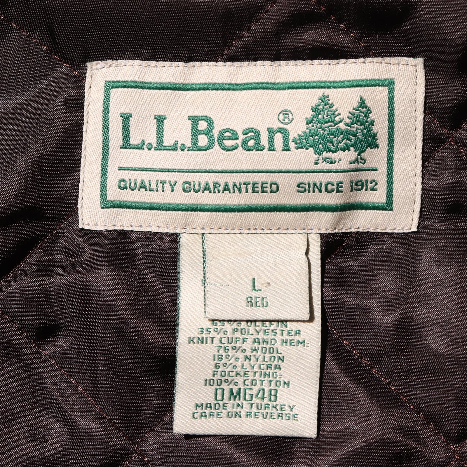 Deadstock L エルエルビーン A-2 レザージャケット Thinsulate中綿
