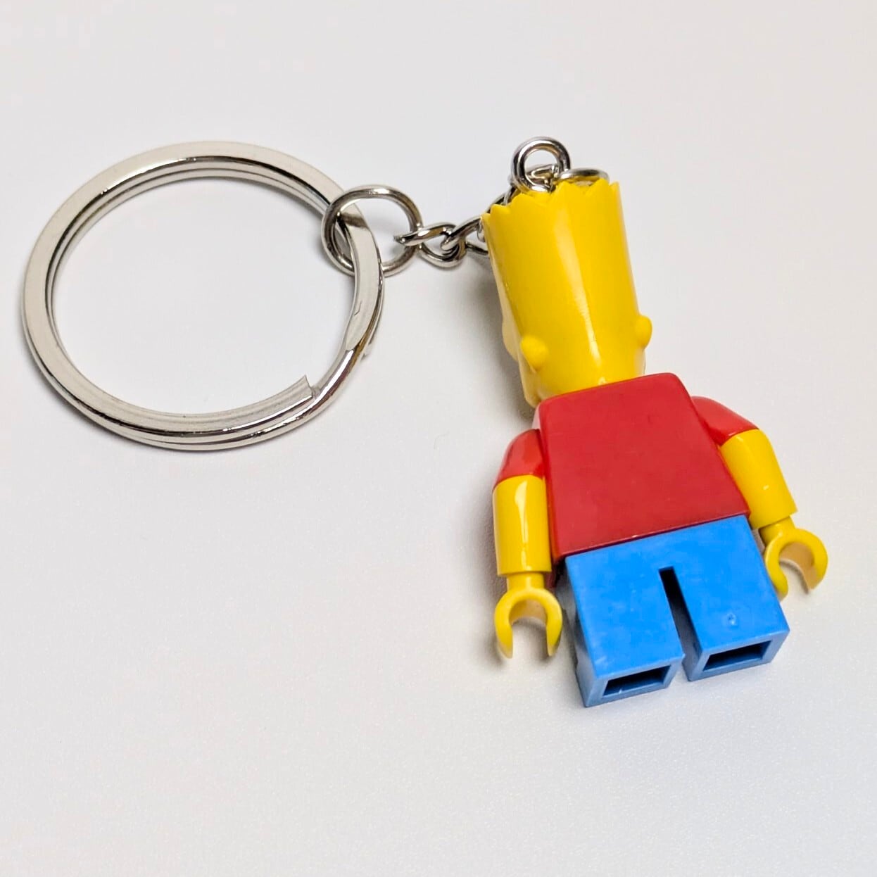 ♧ 再入荷!【ブロックフィギュアキーホルダー】 ★The Simpsons(ザ シンプソンズ)バート・シンプソン ★〚アメリカン雑貨 アメトイ〛