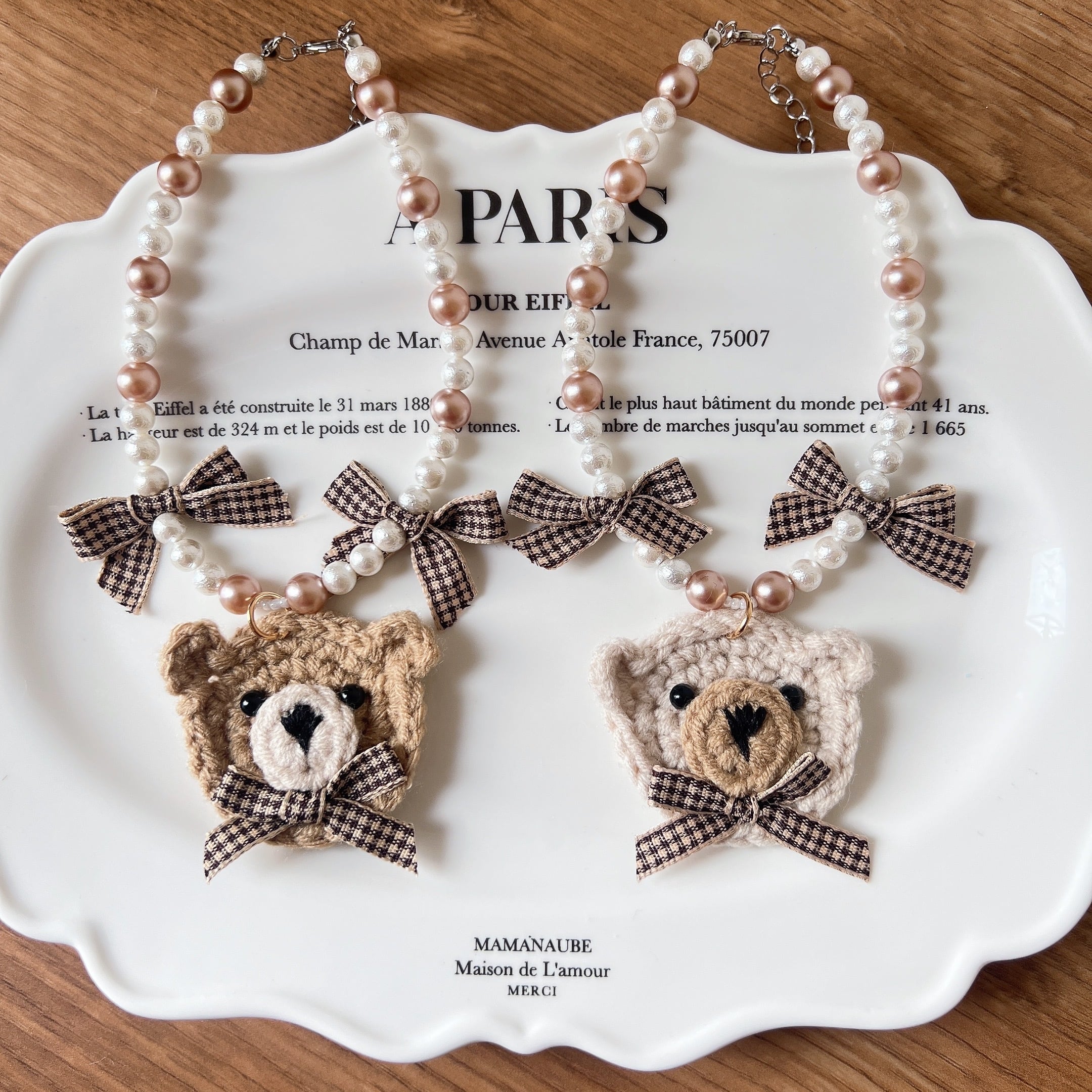 淡色くまさんネックレス | putofam